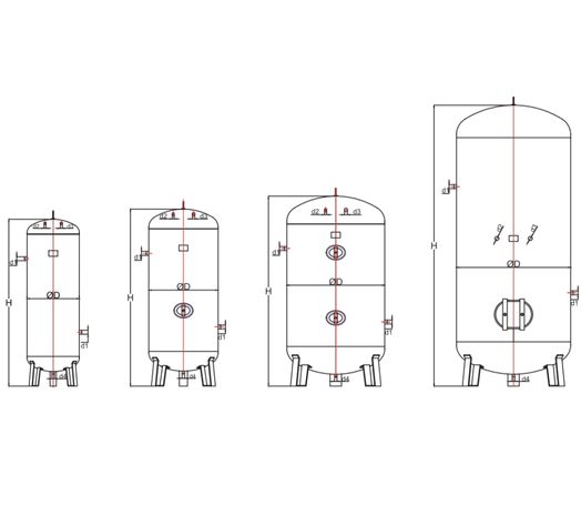 Air Tank - Technical View